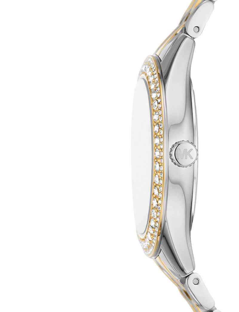 Michael Kors Harlowe MK4811 Women's Silver & Gold Stainless Steel Watch