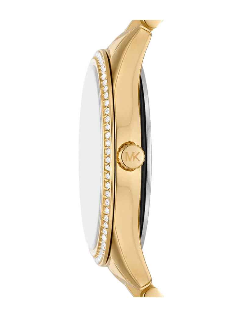 Michael Kors Lauryn MK4737 Women's Green Dial Gold-Tone Stainless Steel Watch