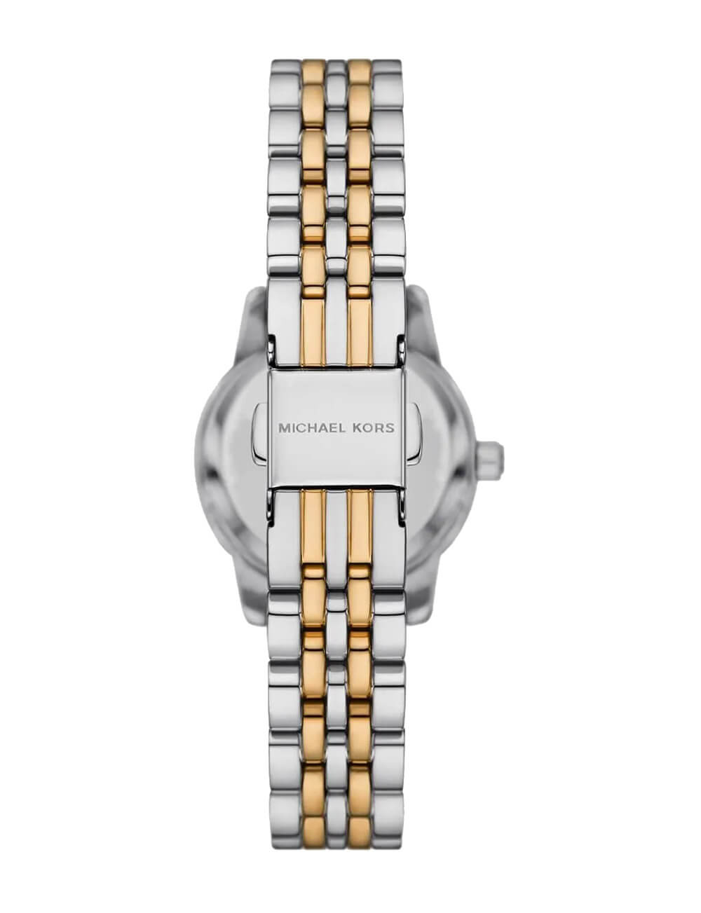 Back view of Michael Kors MK4815SET quartz watch with stainless steel case