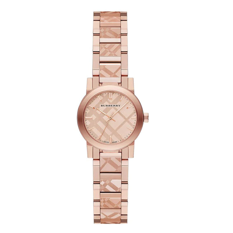 Burberry Swiss Made Stainless Steel Rose Gold Dial BU9235 – Women’s Watch - Luxverse
