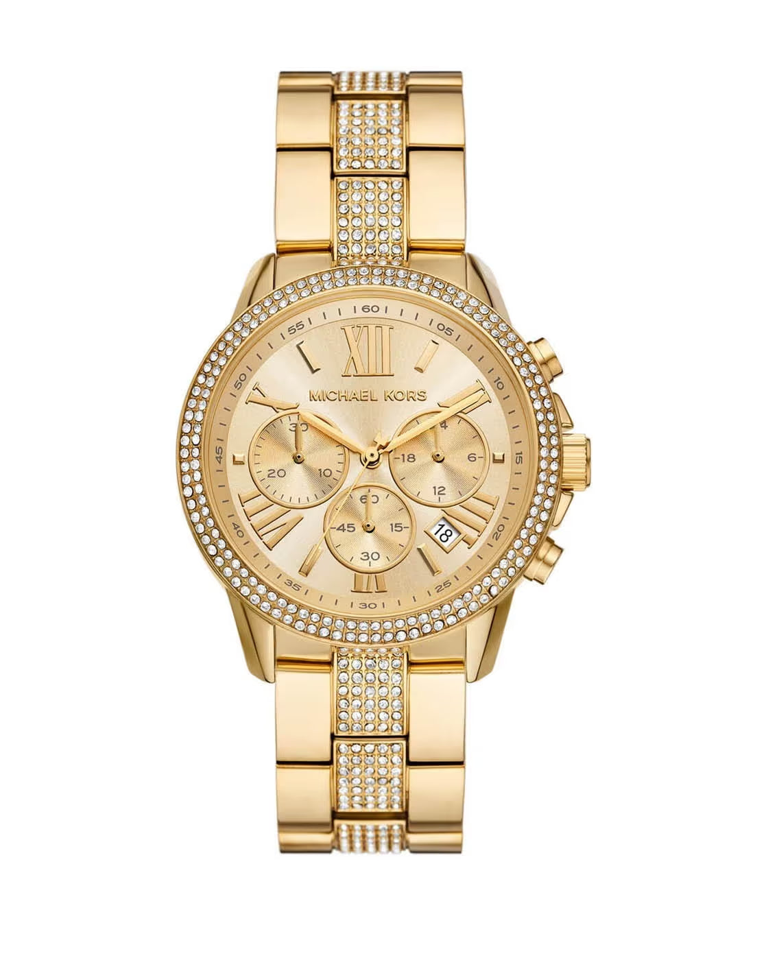 Michael Kors Brynn MK7504 women's gold pavé watch