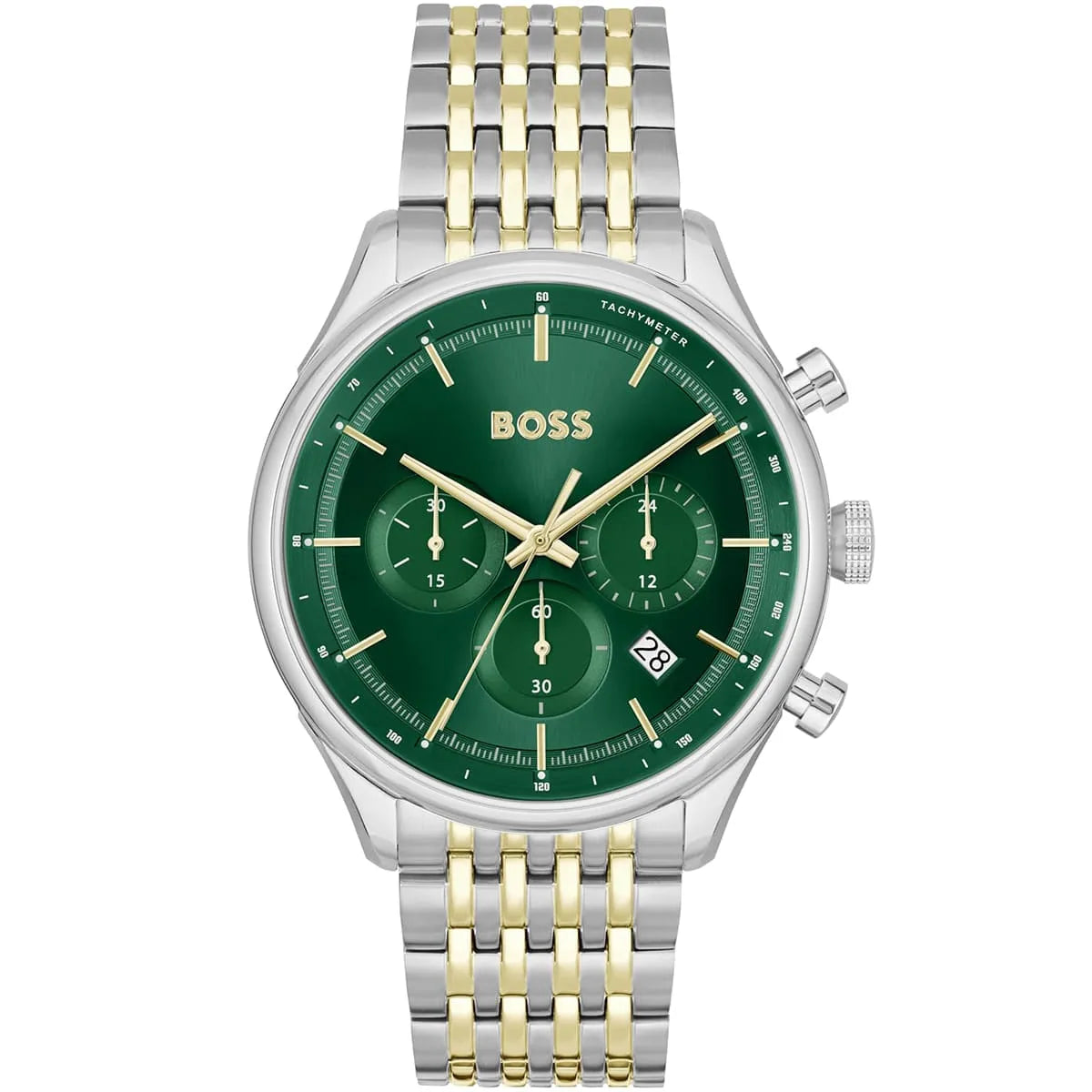 Hugo Boss HB1514081 Silver & Gold Stainless Steel Watch – Men’s Watch - Luxverse