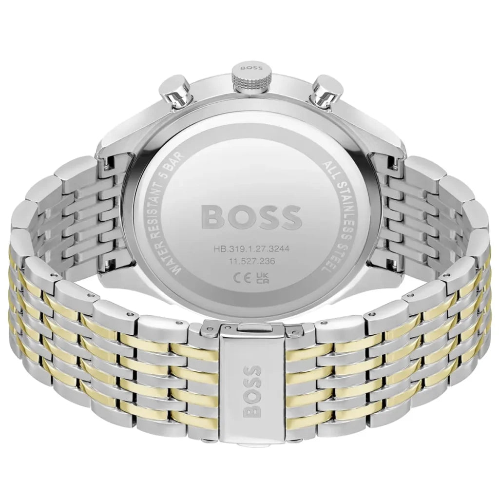 Hugo Boss HB1514081 Silver & Gold Stainless Steel Watch – Men’s Watch - Luxverse