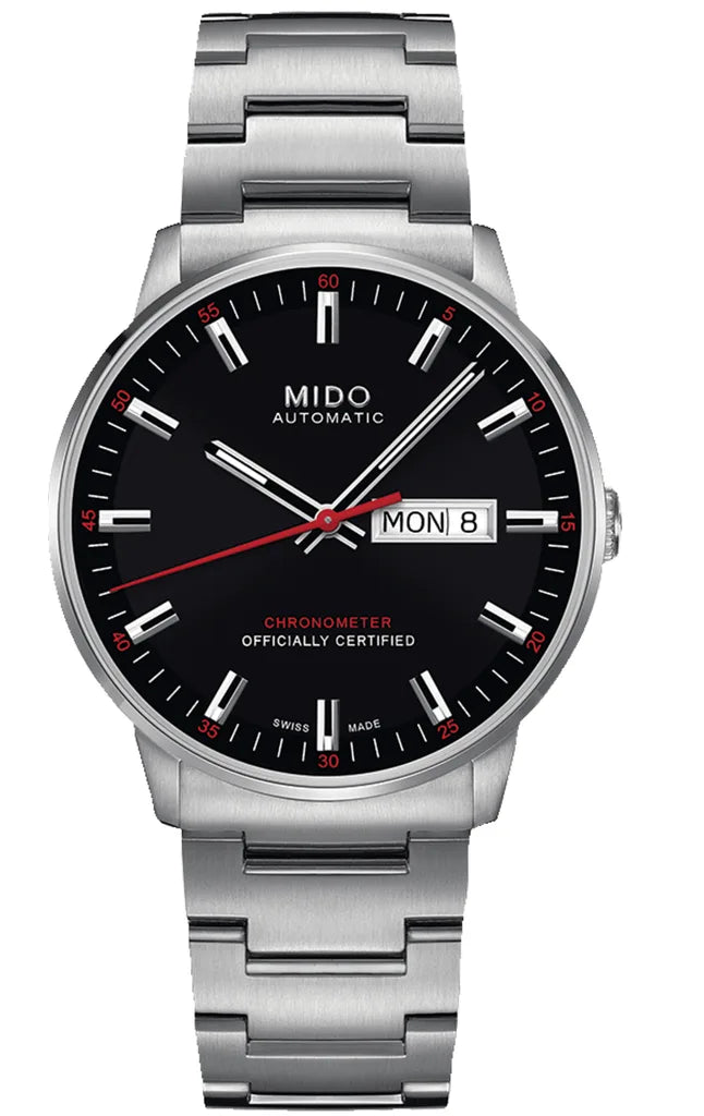 Tissot Mido Commander Black Dial Chronometer M021.431.11.051.00 Automatic Men’s Watch - Luxverse
