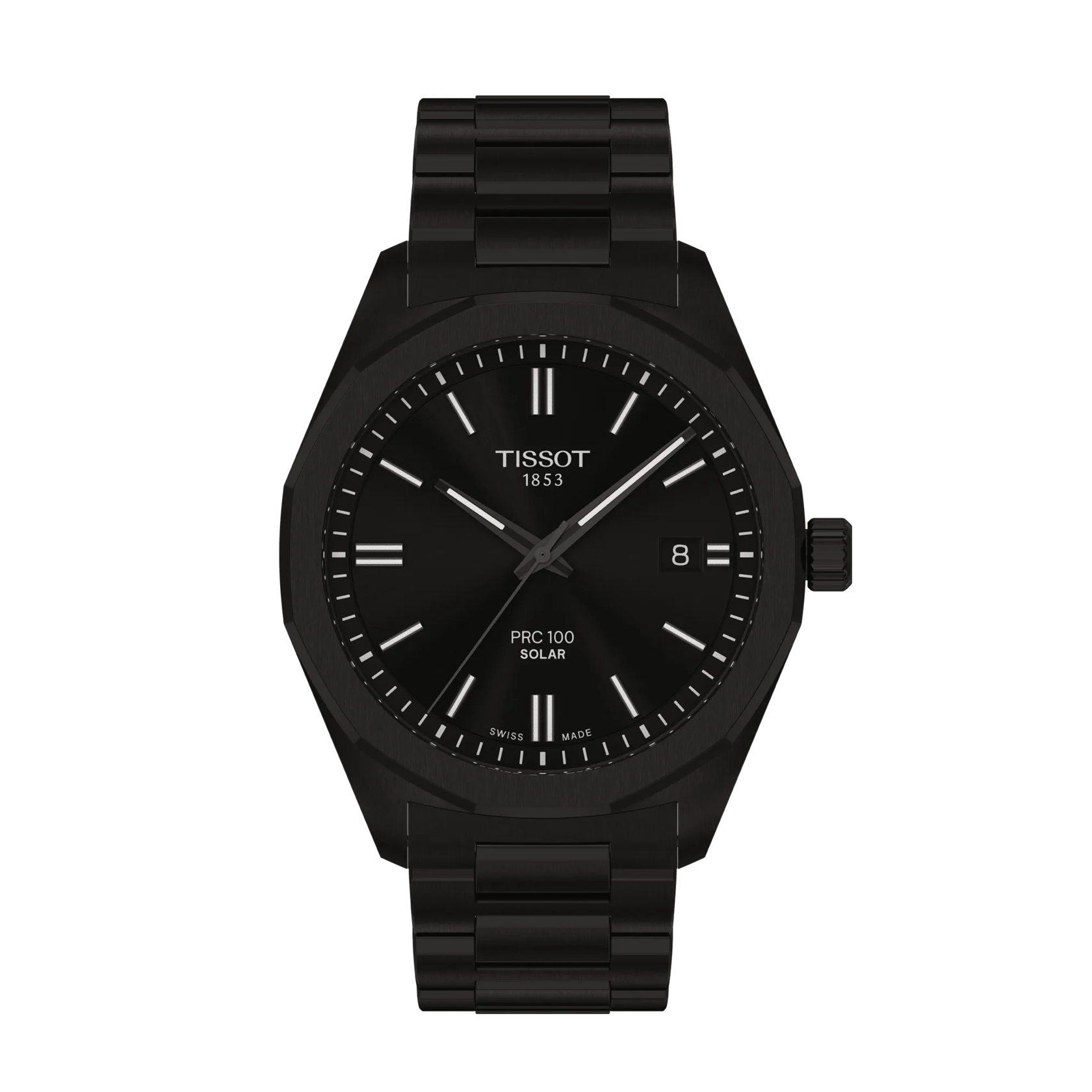 Tissot PRC 100 Solar 39mm T151.422.33.051.00 Quartz Men’s Watch - Luxverse