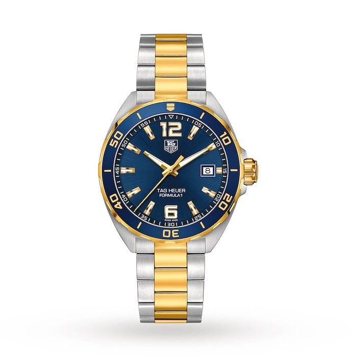 TAG Heuer WAZ1120.BB0879 Formula 1 41mm Quartz Bicolour Mens Watch - Luxverse
