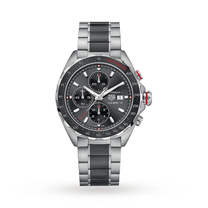 TAG Heuer CAZ2012.BA0970 Formula 1 Calibre 16 44mm Automatic Chronograph Mens Watch - Luxverse