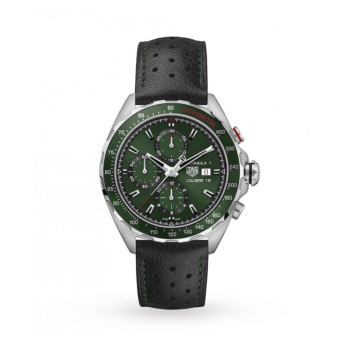 TAG Heuer CAZ2016.FC6473 Formula 1 Green Dial Men's Watch 44mm Calibre 16 - Luxverse