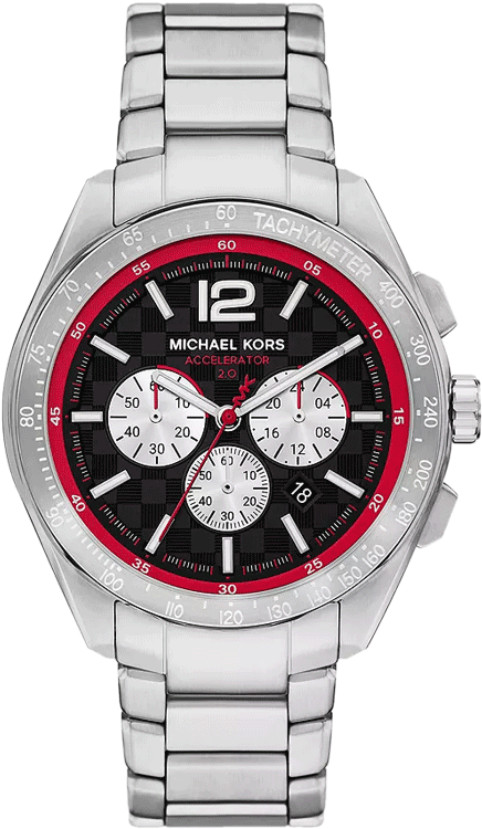 Michael Kors Accelerator MK9176 men's black chronograph watch