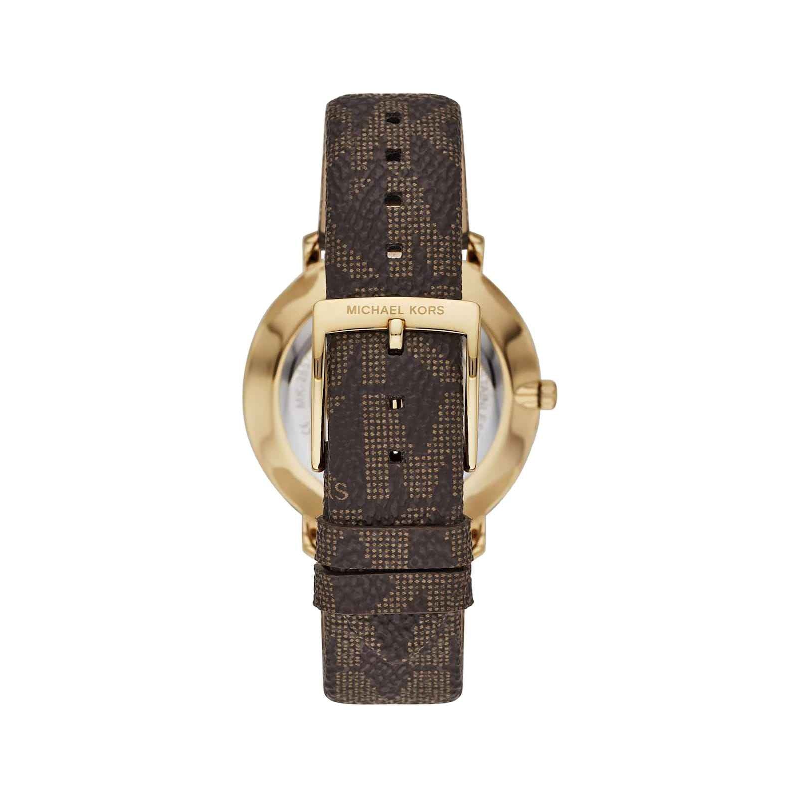Michael Kors Pyper MK2857 Women's White Dial Brown Leather Watch