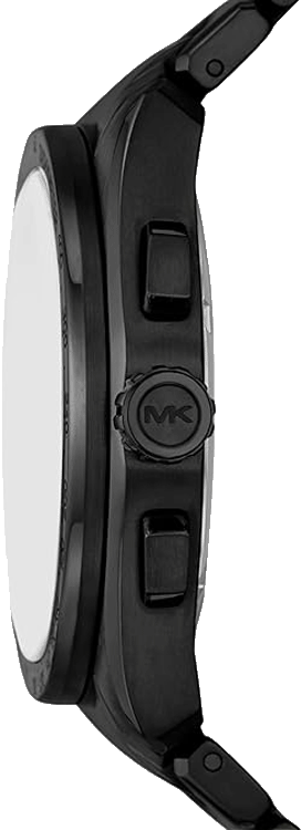Michael Kors MK9179 oversized black stainless steel watch