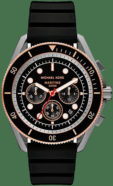 Michael Kors Maritime MK9206 Men's Bronze Silicone Chronograph Dive Watch