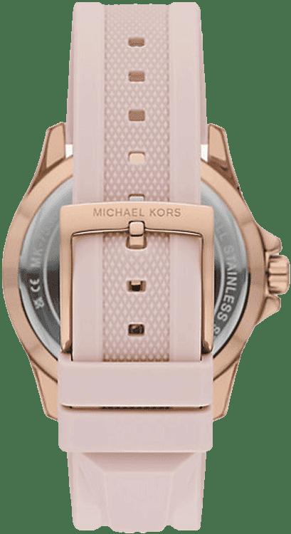 Michael Kors Everest MK7536 Women's Rose Gold Silicone Strap Watch
