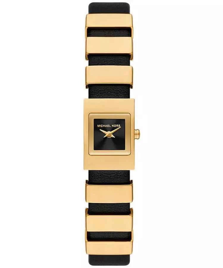 Michael Kors Darrington MK4887 Women's Black Leather Watch