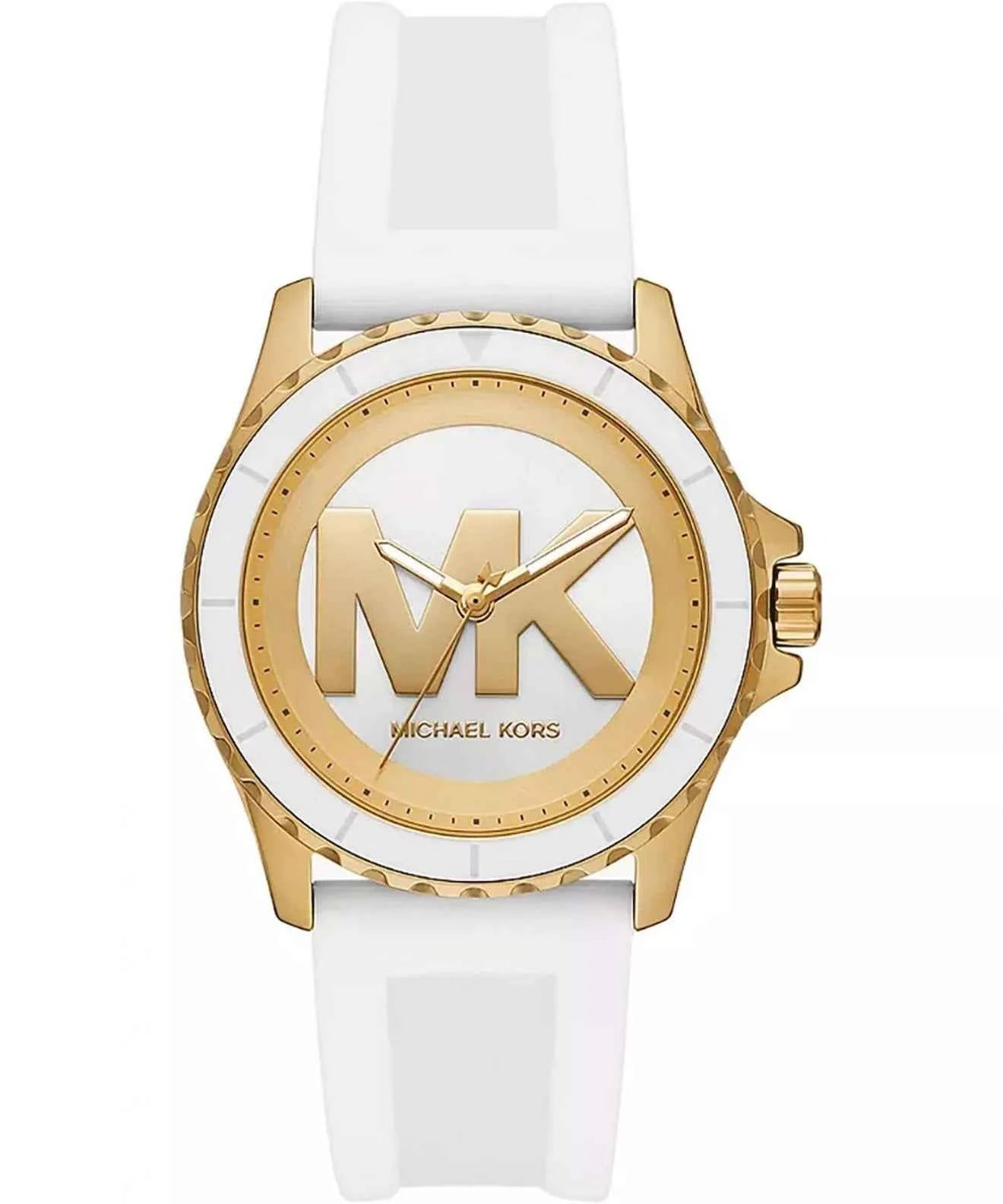 Michael Kors Everest MK7535 Men's Gold Silicone Strap Watch