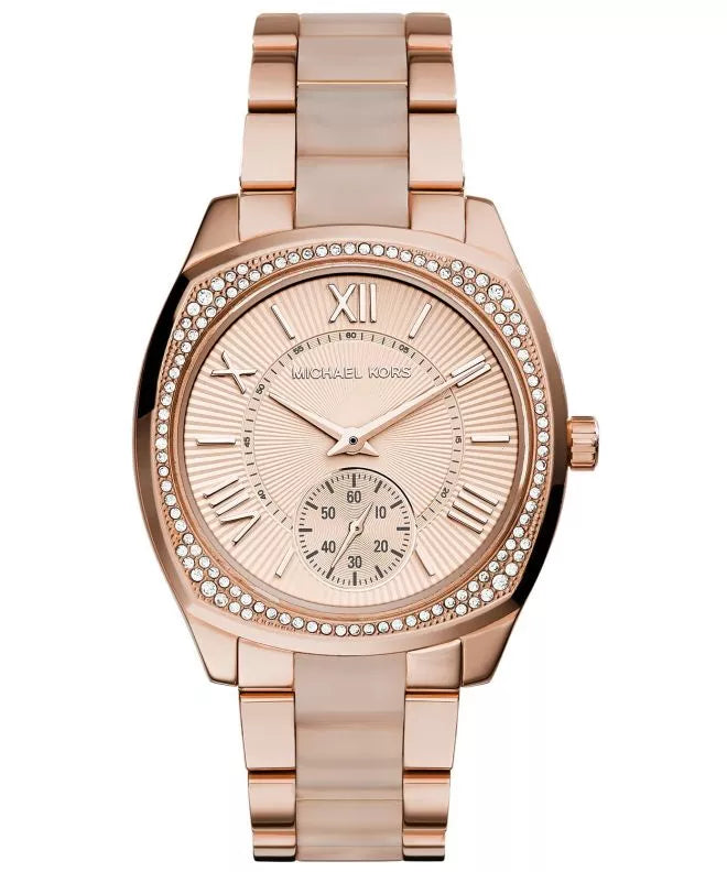 Michael Kors MK6135 rose dial pink bracelet watch