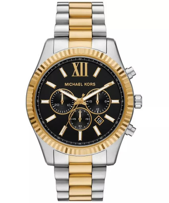 Michael Kors Lexington MK9207 men's two-tone chronograph watch