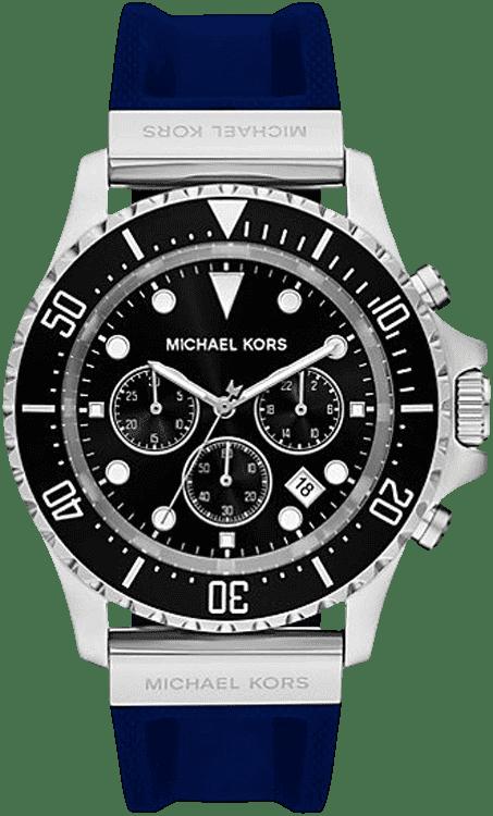 Michael Kors Everest MKO1160 Men's Silver Stainless Steel Watch 45mm