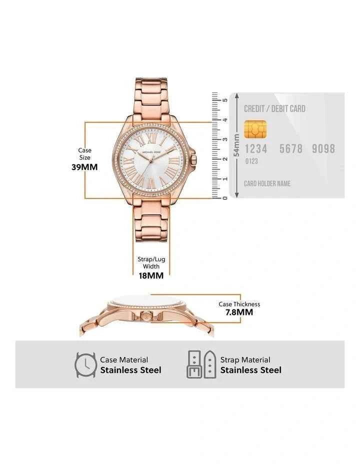 Michael Kors Kaycie MK4853 Women's Rose Gold Watch