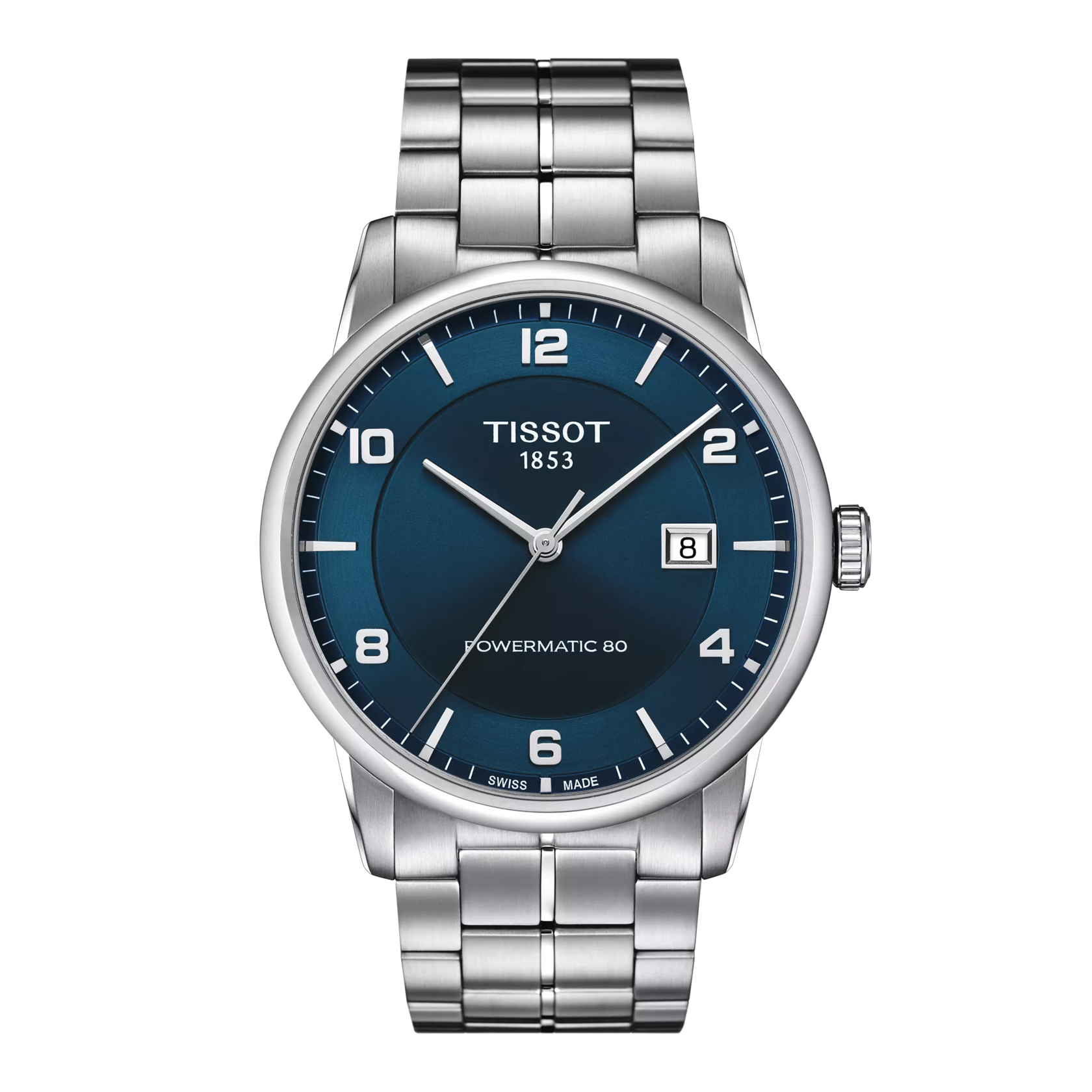 Men’s Tissot Luxury Powermatic 80 T086.407.11.047.00 Swiss Automatic Watch - Luxverse