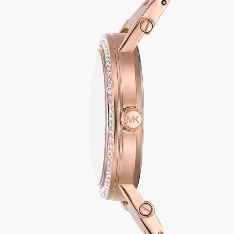 Michael Kors Women's Rose Gold Stainless Steel Dress Watch