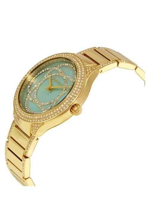Michael Kors Kerry MK3481 Women's Blue Dial Gold Stainless Steel Watch