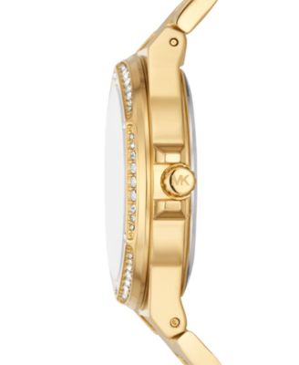 Michael Kors MKO1036 gold-tone bracelet watch for women