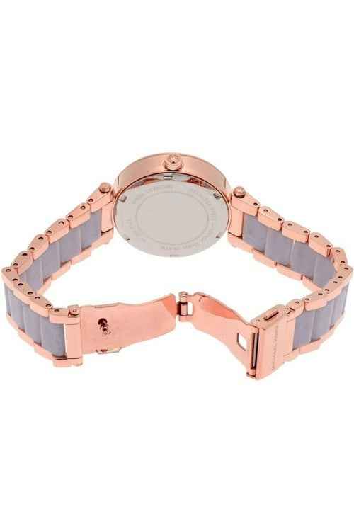 Michael Kors Mini Parker MK6327 Women's Rose Gold Two-Tone Stainless Steel Watch