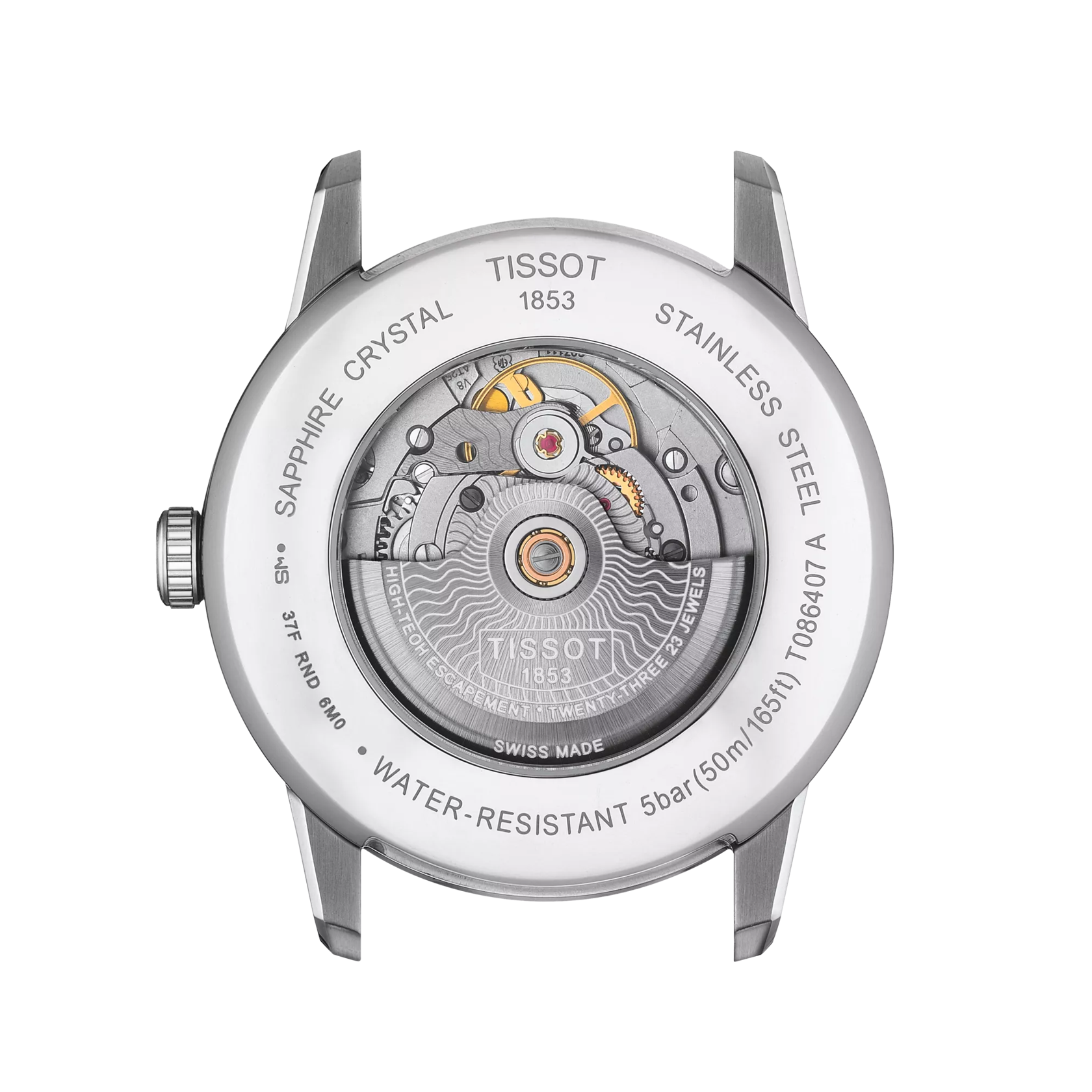 Men’s Tissot Luxury Powermatic 80 T086.407.11.047.00 Swiss Automatic Watch - Luxverse