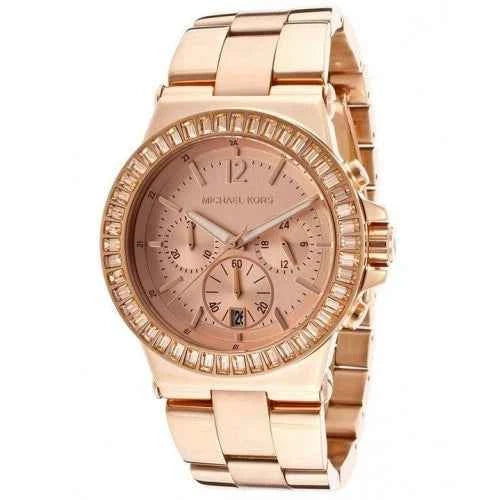 Michael Kors Chronograph MK6213 Women's Rose Gold Watch