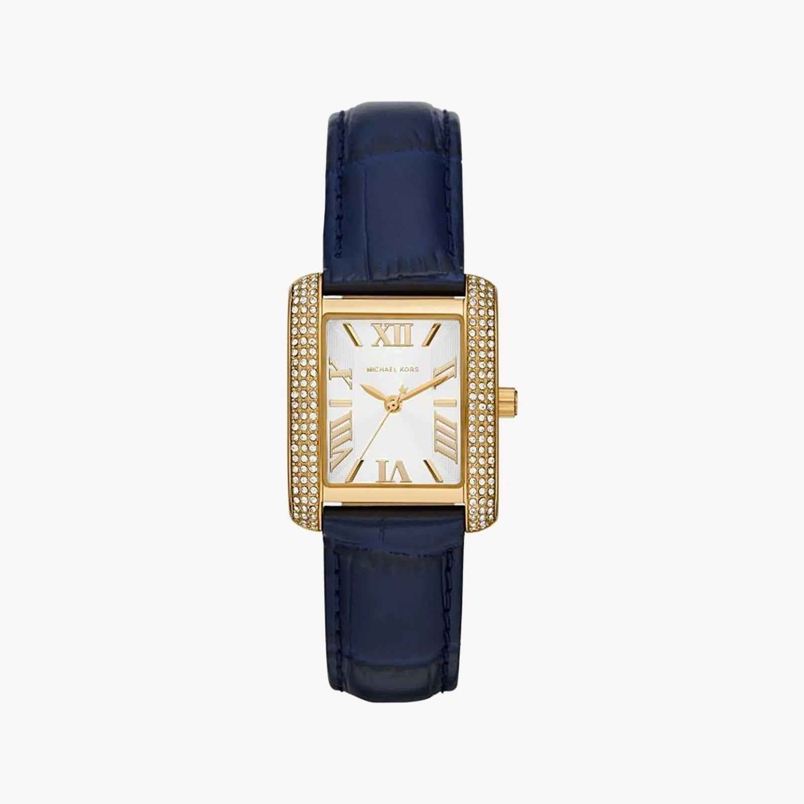 Michael Kors Emery MK2982 Women's White Dial Blue Leather Watch