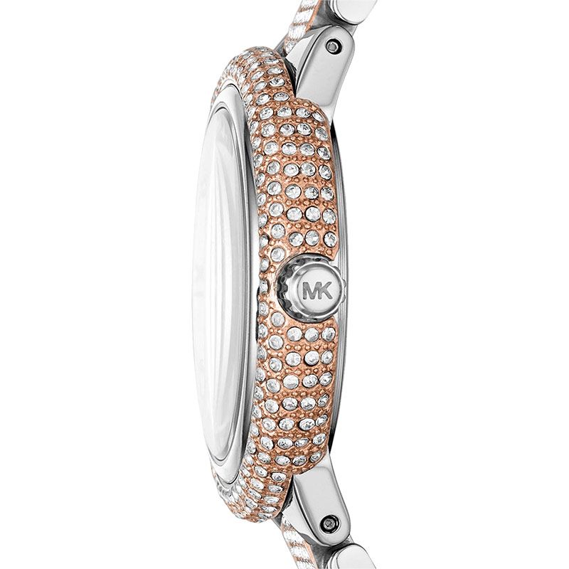 Side profile of Michael Kors Taryn MK4461 women's watch