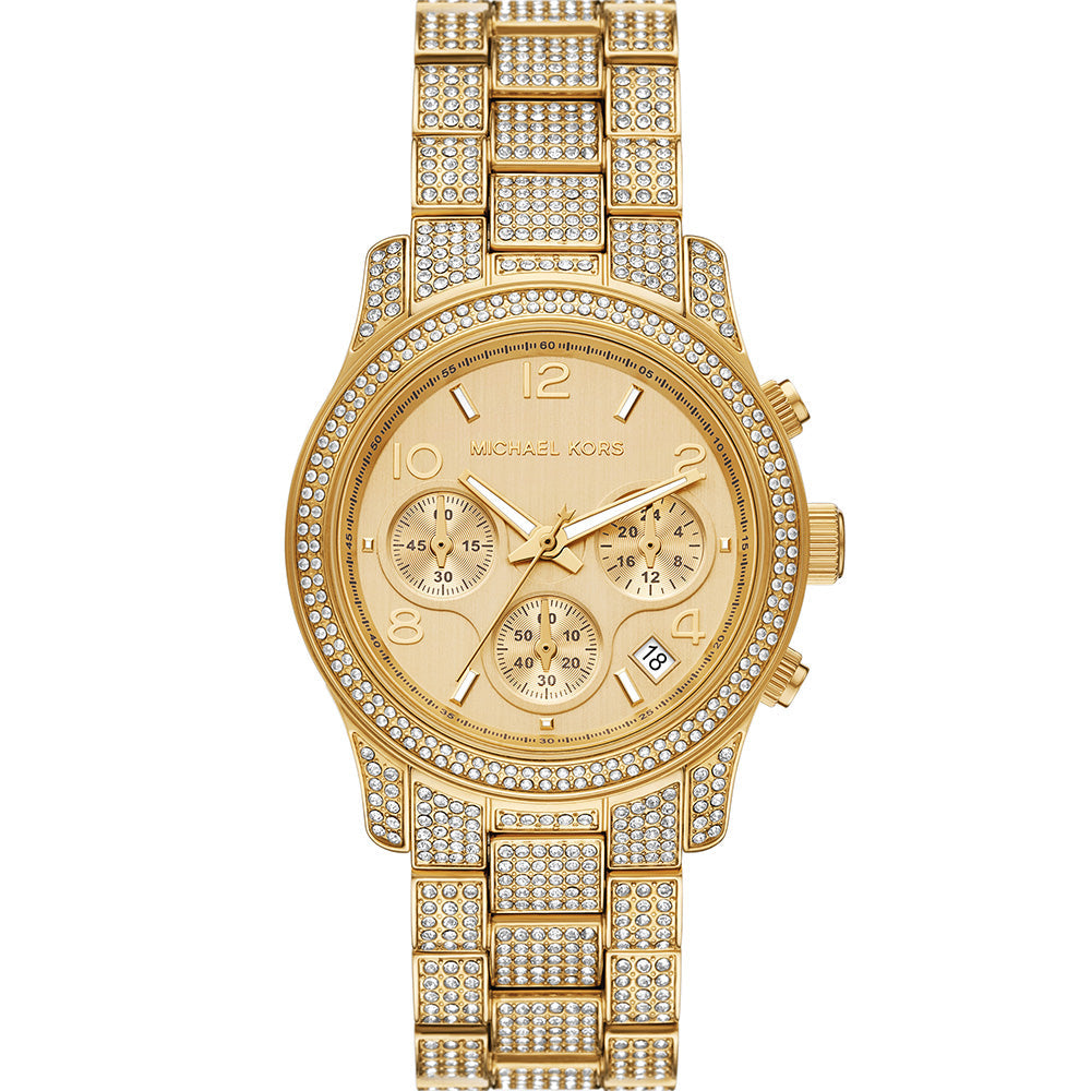 Michael Kors MK7435 women's gold stainless steel wristwatch