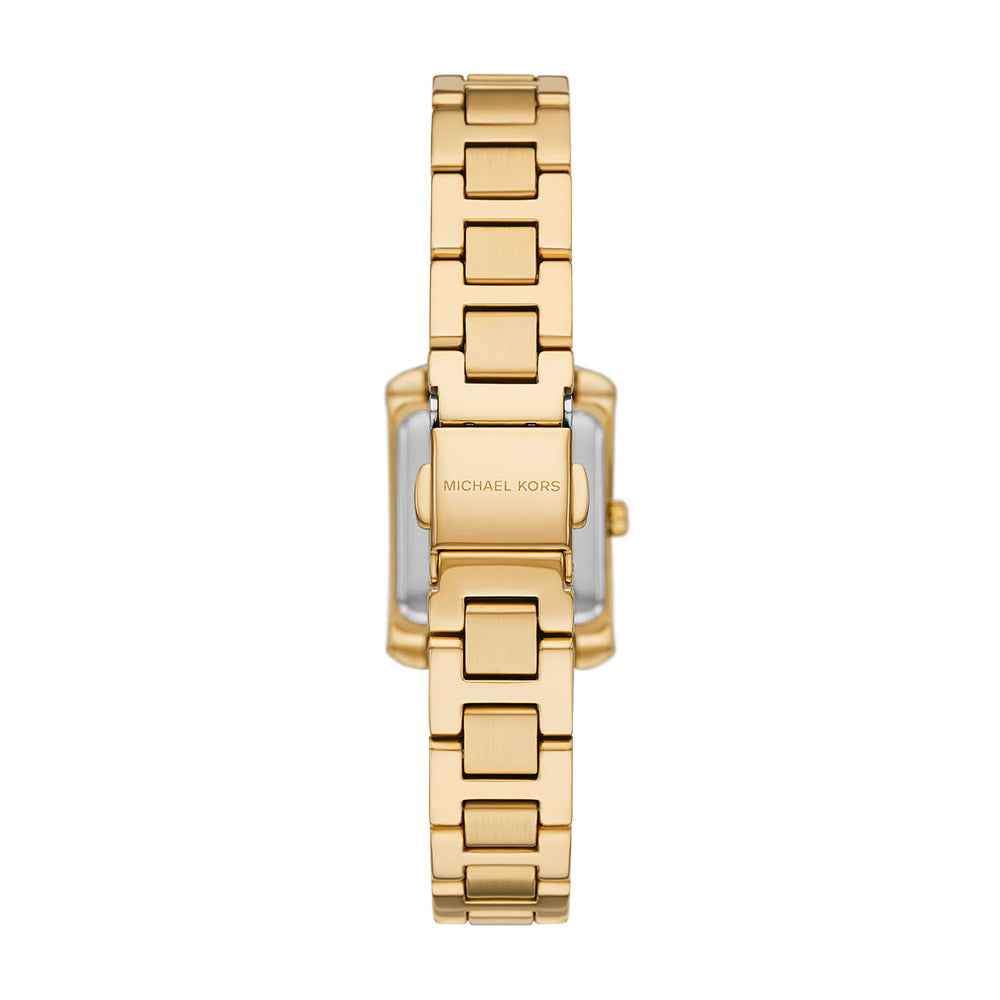 Michael Kors Emery MK4867 Women's Gold Rectangle Watch