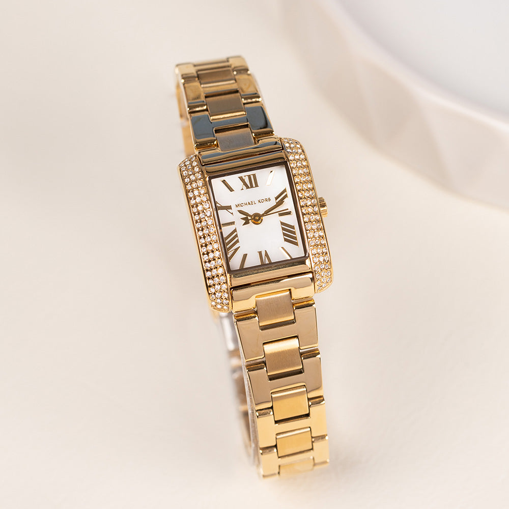 Michael Kors MK4867 luxury women's rectangle wristwatch