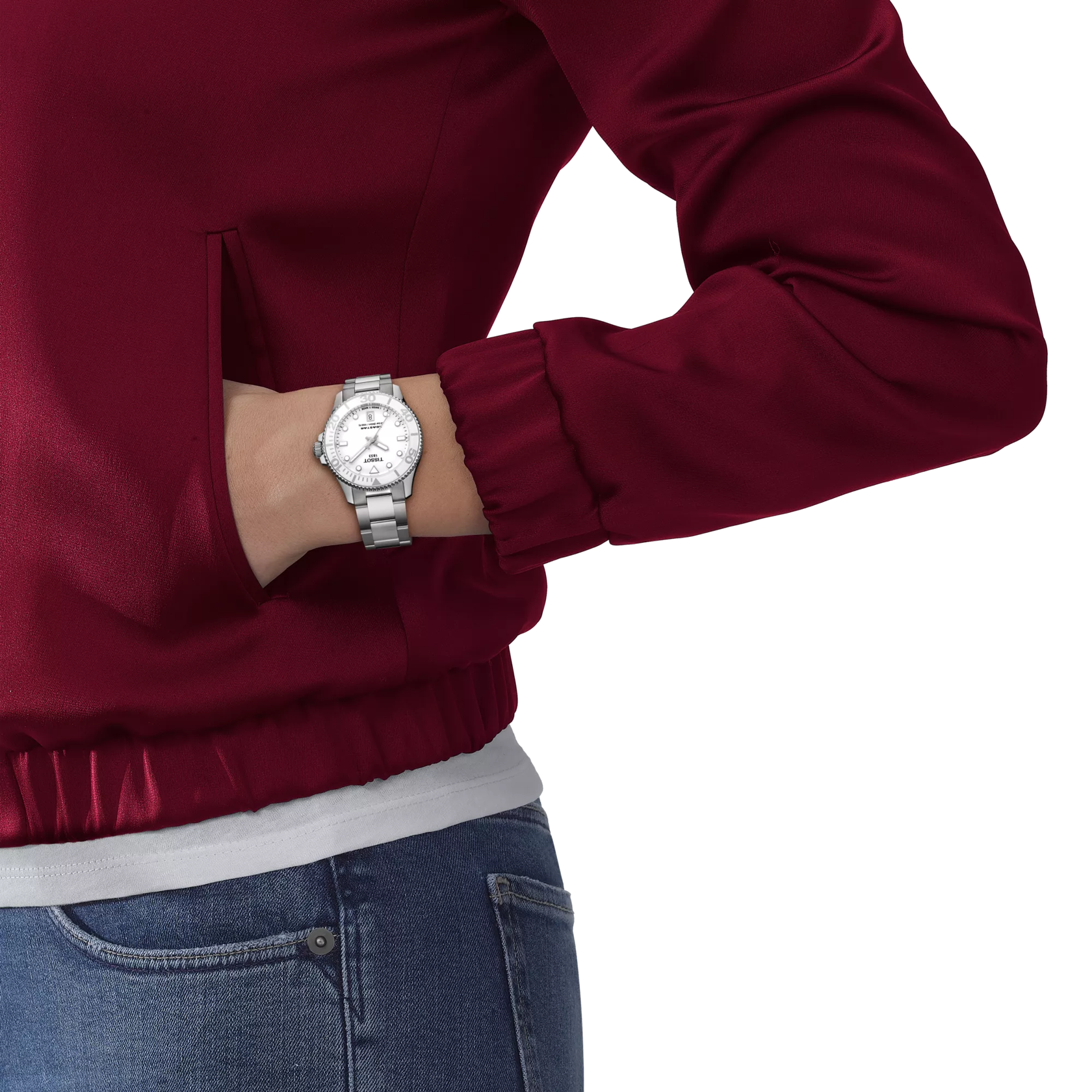 Tissot Seastar 1000 T120.210.11.011.00 Quartz 36mm White Dial Men’s Watch - Luxverse