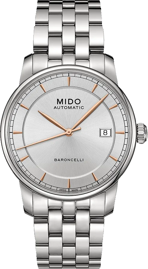 Tissot Mido Baroncelli Automatic Silver Dial M7600.4.10.1 - Women’s Watch - Luxverse