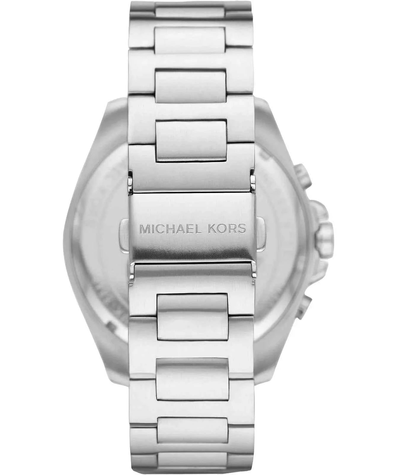 Michael Kors Brecken MK8847 Men's Black Dial Silver Stainless Steel Chronograph Watch