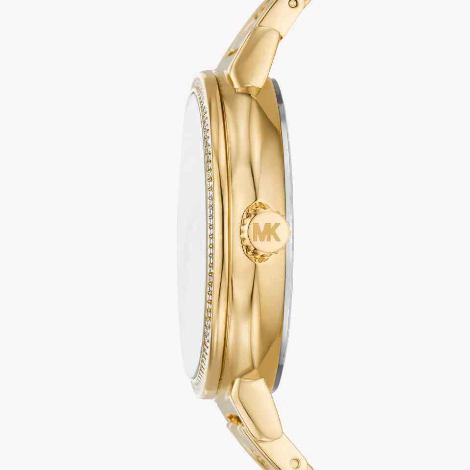Michael Kors MKO1051 Women's Gold Stainless Steel Watch 36mm