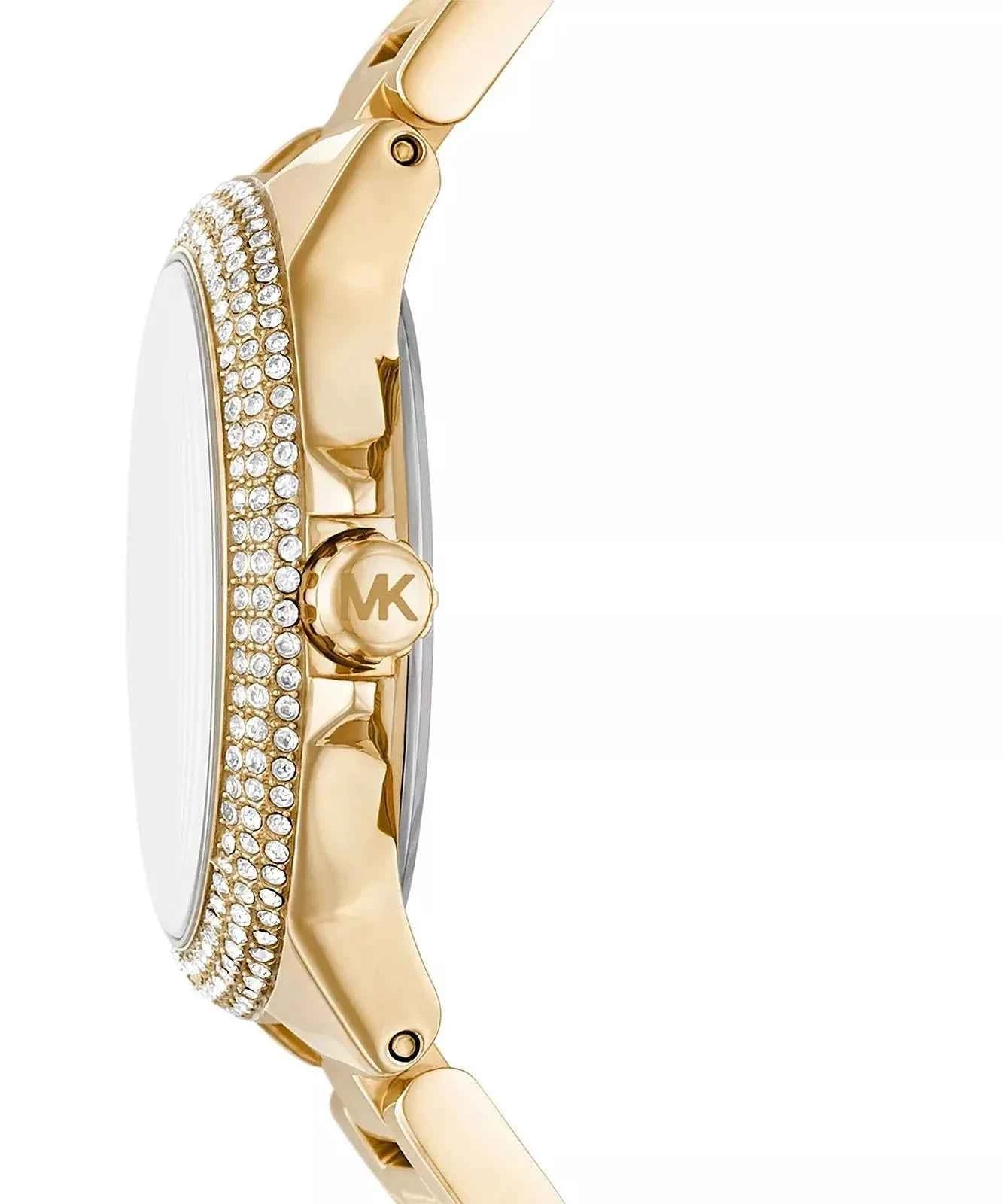 Michael Kors Camille MK6981 Women's Green Dial Gold-Tone Stainless Steel Watch