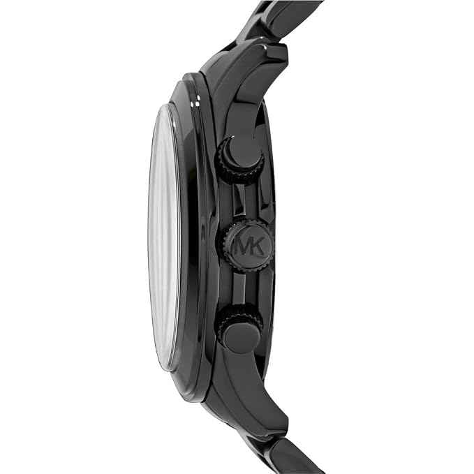 Michael Kors Runway MK8157 Men's Black Dial Black Stainless Steel Chronograph Watch