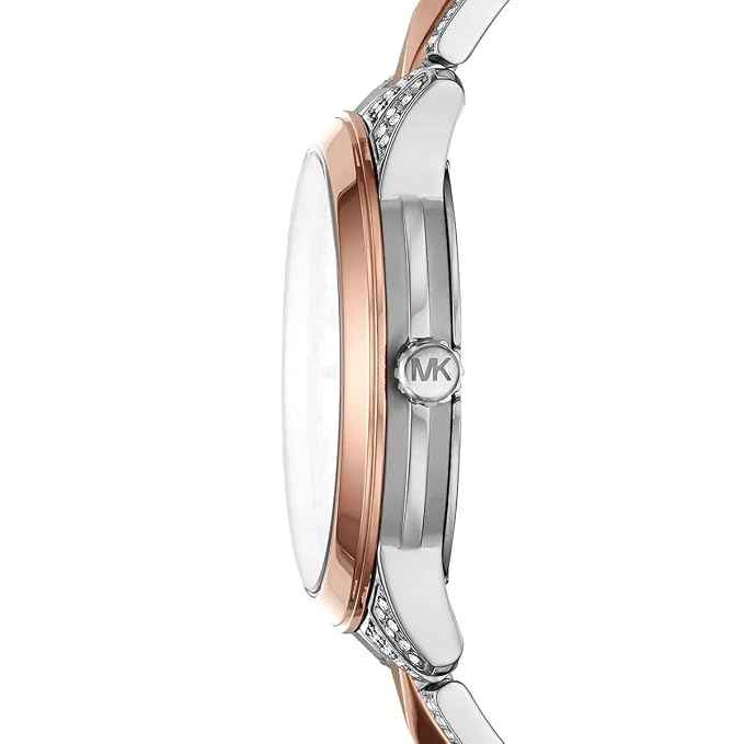 Michael Kors Runway Mercer MK6716 Women's Silver Dial Two-Tone Stainless Steel Watch