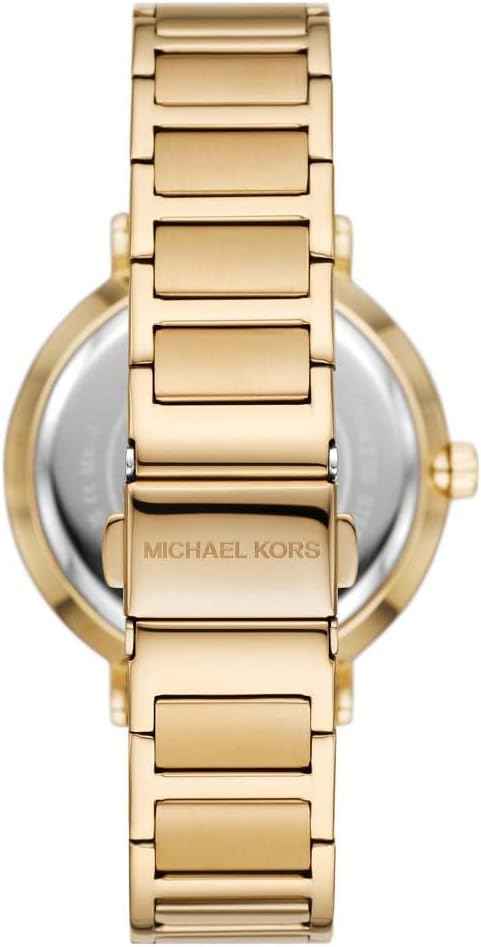 Michael Kors Addyson MK4712 Women's White Dial Gold Stainless Steel Watch