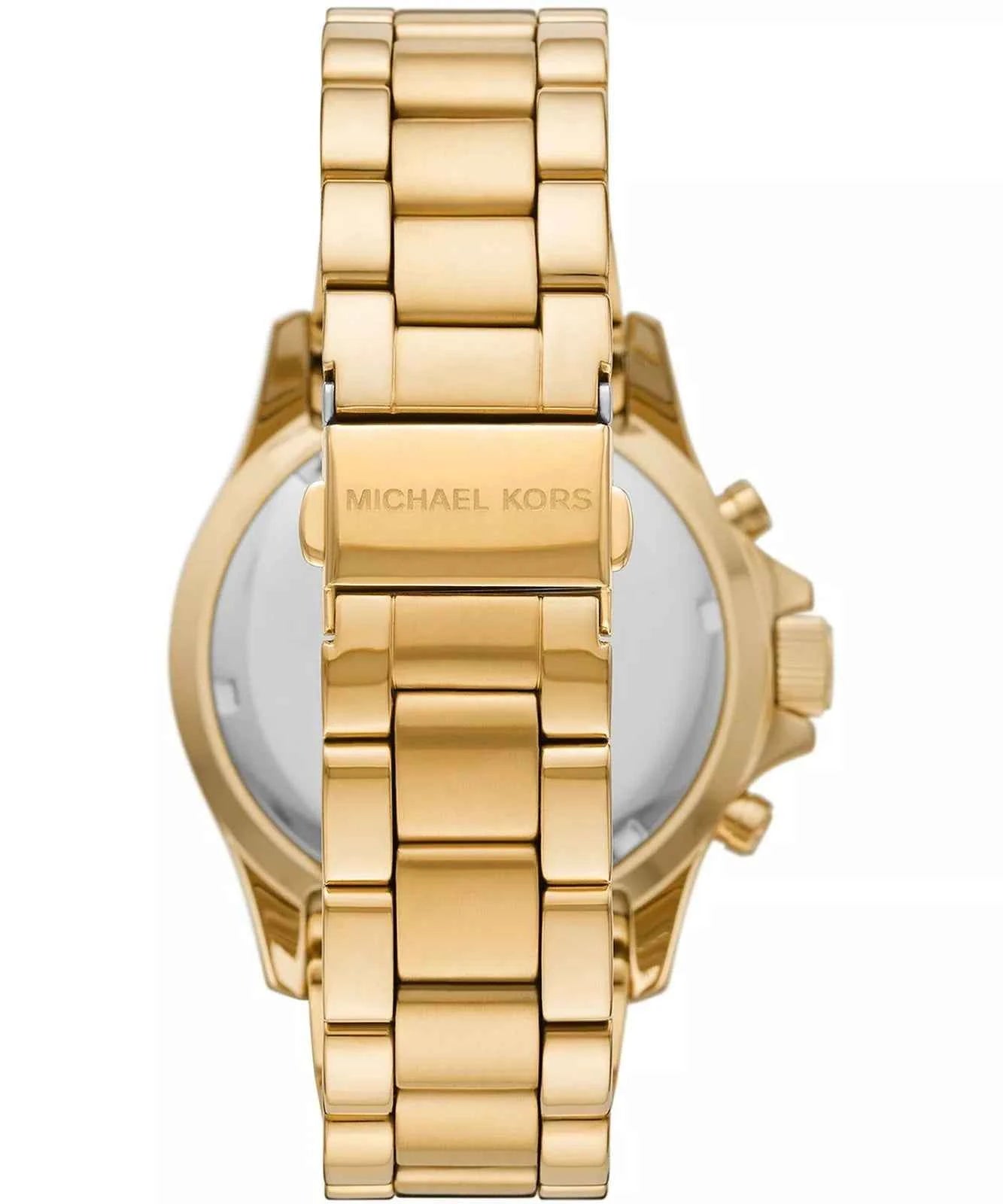 Michael Kors Everest MK6971 Women's Blue Dial Gold-Tone Stainless Steel Chronograph Watch