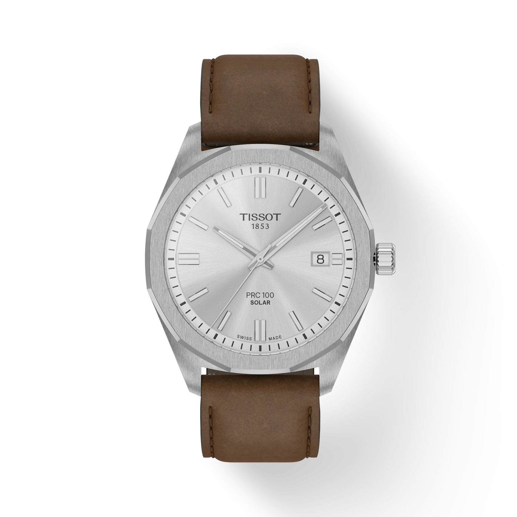 Tissot PRC 100 Solar 39mm T151.422.16.031.00 Quartz Men’s Watch - Luxverse