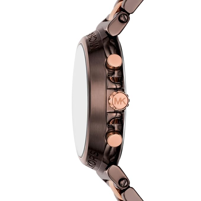 Michael Kors MK7496 brown rose gold stainless steel watch