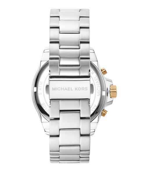 Michael Kors MK8880 Men's Black Dial Two-Tone Stainless Steel Chronograph Watch