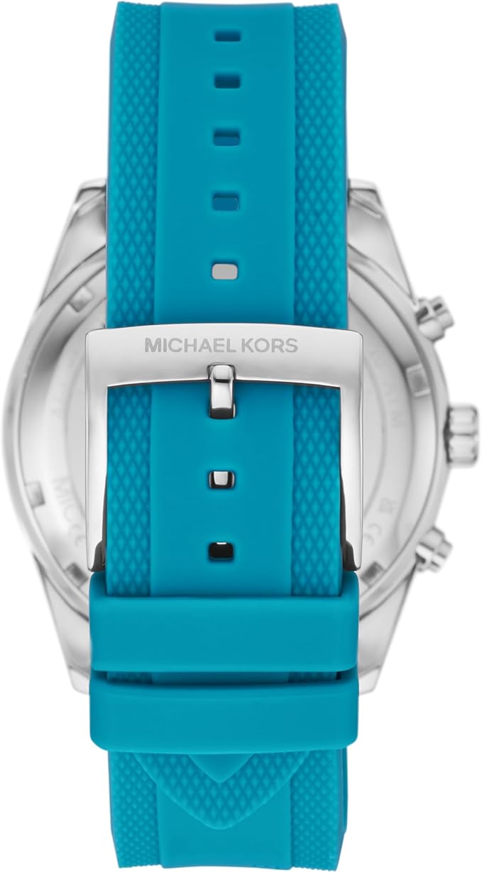 Back case of Michael Kors MK7485 quartz women's blue strap wristwatch
