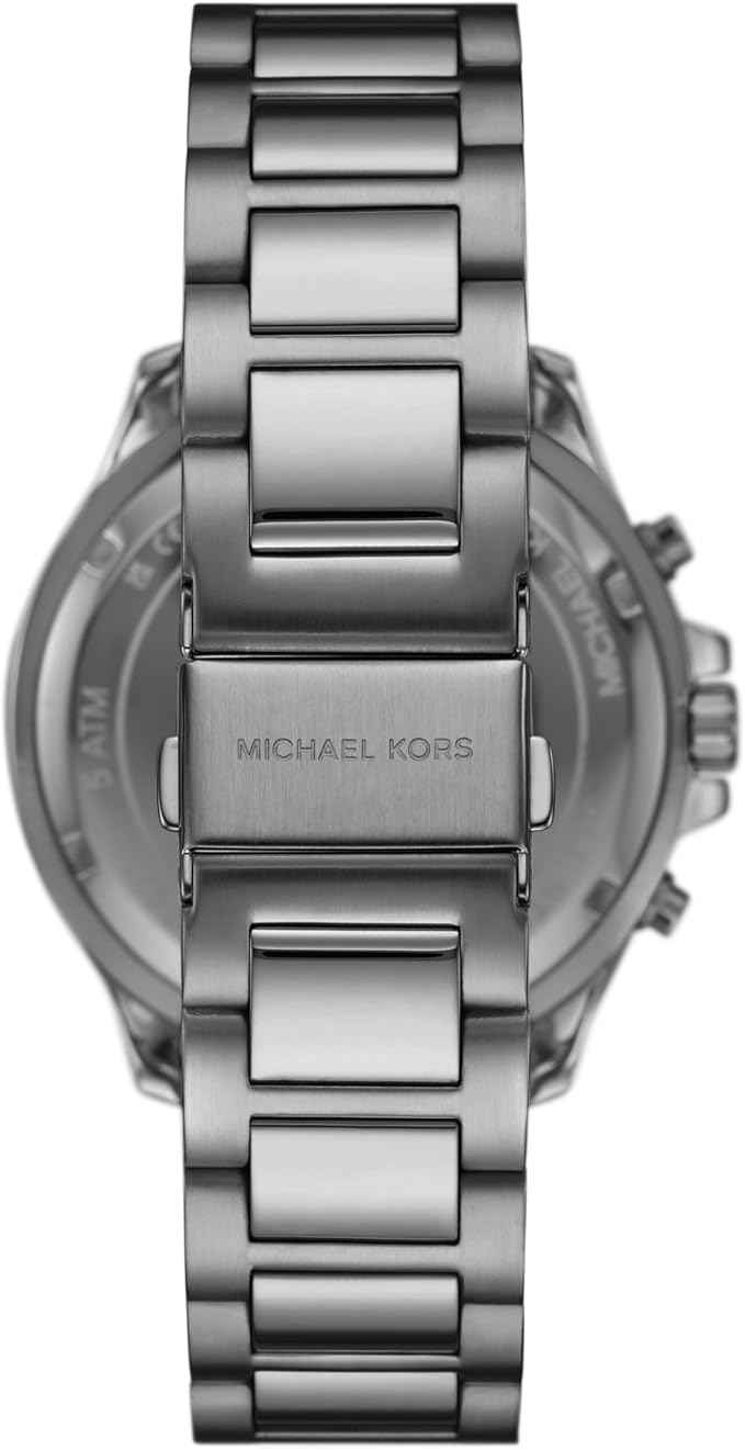 Michael Kors Sage MK9213 Men's Gray Stainless Steel Blue Dial Watch 43mm