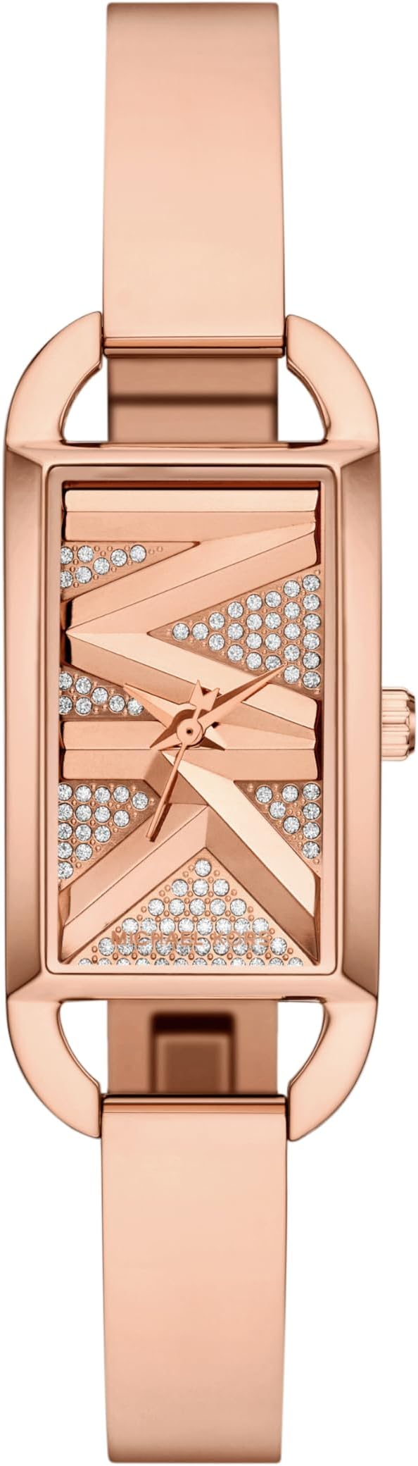 Michael Kors Empire MK4858 women's rose gold bangle watch